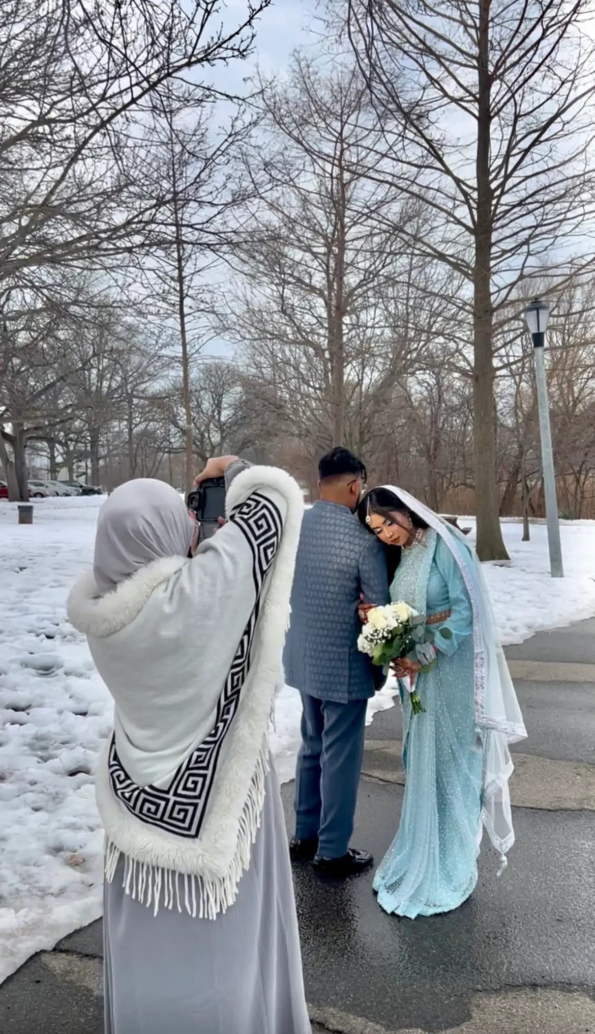 Visual Studios crew member behind the scenes - wedding photography team in Brooklyn NY (4)